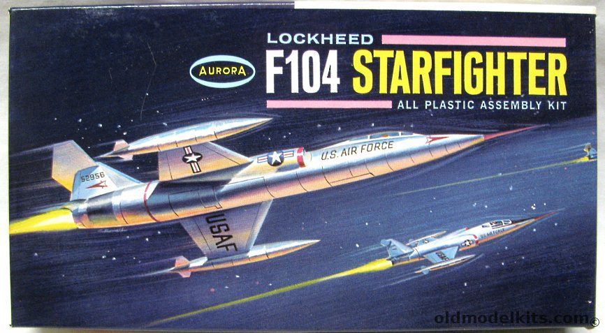 Aurora 1/110 Lockheed F-104 Starfighter, 291-50 plastic model kit